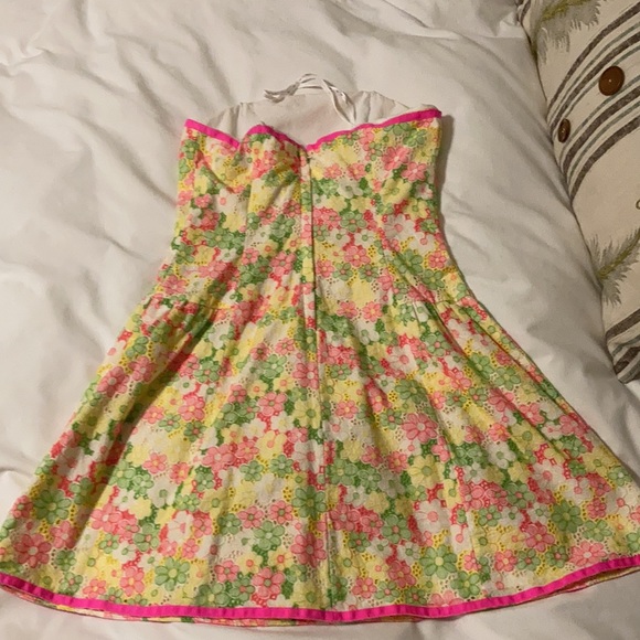 Lilly Pulitzer women’s size 4 strapless sundress - Picture 2 of 5